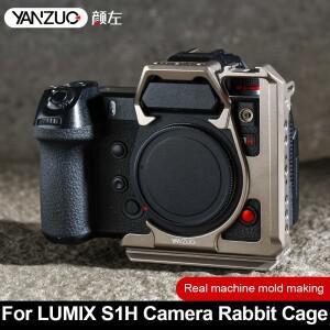 Panasonic S1H 마이크로 단일 카메라 확장 금속 안정기 용 LUMIX S1H 카메라 보호 프레임 용 YANZUO 카메라