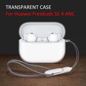 화웨이 프리버즈 SE 4 ANC 무선 이어폰 케이스 보호기 소프트 TPU 투명 슬리브 스킨 커버 액세서리