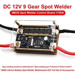 12V 스폿 용접기 모듈 18650 리튬 배터리 5MOS 마더 보드 DIY 9 기어 조정