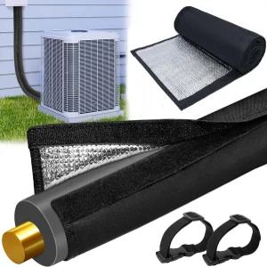 3겹 AC 라인 단열재 HVAC 구리 파이프 야외 72x10.2인치 600D 옥스포드 유연한 중앙 에어컨 미니 스플릿