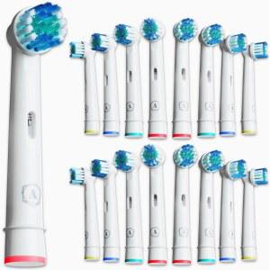 Oral-B 소닉 전동 칫솔 Fit Advance Power/Pro Health/Triumph/3D Excel/Vitality 4/8/16pcs 교체용 브러시 헤드