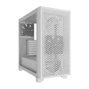 Corsair 3000D 공기 흐름 미드 타워 PC 케이스 u2013 3핀 팬 4슬롯 GPU 지원 최대 8배 120mm 고공류 설계 화이트 3000D AIRFLOW Black