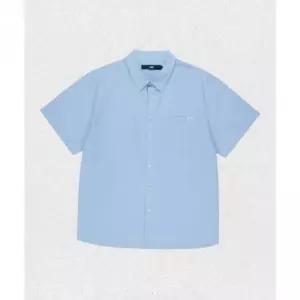매장정품 엘엠씨 LMC DAILY COTTON SHORT SLV SHIRT light blue 0LM46SSH502LBL 1494840