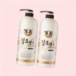 과일나라 밀크밀크 우유 바디로션 1000ml X 2개 대용량 4626248