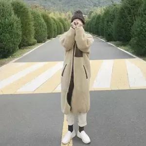 [룽스_62]겨울후리스 플리스점퍼 뽀글이점퍼 롱뽀글