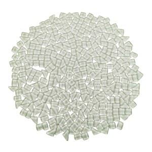 500G 1파운드 크리스탈 유리 모자이크 타일 데코 또는 조각 화이트 제작 DIY 용품 불규칙한 공예용