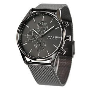 [스카겐] SKAGEN 홀스트 42mm 크로노그래프 쿼츠 맨즈 손목시계 SKW6608 [병행 수입품]