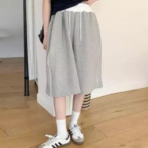 아이우먼 라인추리닝5부통팬츠 BUX377M605 빅사이즈