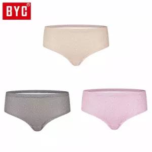 BYC 여성 미디 3매입 삼각팬티 DOLF2131