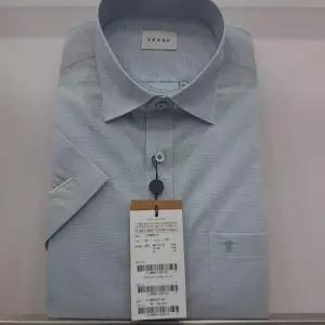 [예작]예작 23S/S 격자 미니체크 시원한 반팔셔츠 구김적음 일반핏 YJ3MBR214GR_SC