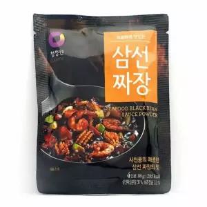 한끼식사 저녁메뉴 짜장떡볶이 삼선짜장 분말 80g