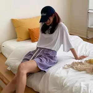 [옷자락]여성 스판 숏팬츠 허리밴드 기본형 바지 쇼츠 반바지
