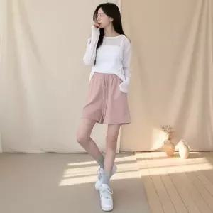 [옷자락]여성 허리밴드 여름 데일리 숏팬츠 바지 쇼츠 반바지