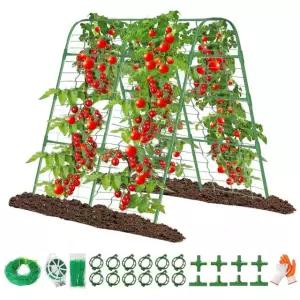 63인치 키 큰 정원 트렐리스(Righted Bed Metal U Frame Arch Green 33 L x 48 W x 63 H