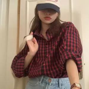 오너클랜 WL 데일리 체크 패턴 캐주얼 레드 네이비 남방 베이직 셔츠 체크셔츠 데일리셔츠 레드남방