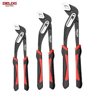 DELIXI 전기 워터 펌프 플라이어 파이프 렌치 대형 개구부 7단 조절 가능 실내 농업 기계용