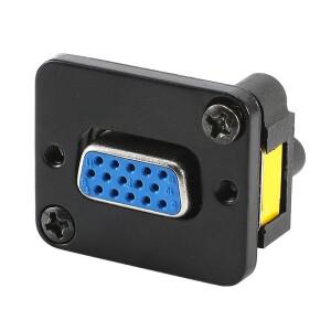 D형 다기능 데이터 모듈 86 패널 오디오 비디오 소켓 XLR VGA BNC RJ45 RJ11 잭 3.5/6.35 RCA USB3.0 TypeC
