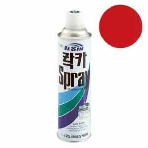 일신 락카 스프레이 적색 420ml 일신케미칼 일신