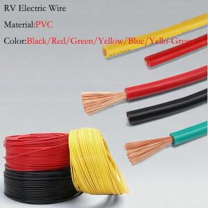 RV 전선 0.3mm2 1mm2 단일 코어 다중 가닥 구리 유연한 와이어 PVC 케이블 70 ℃
