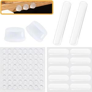 100~10pcs 도어 스톱 자가접착 실리콘 고무 패드 캐비닛 범퍼 댐퍼 버퍼 쿠션 가구 하드웨어
