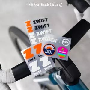 Zwift 자전거 프레임 탑 튜브 스티커 DIY MTB 로드 바이크 헬멧 장식용 데칼 사이클링 수리 스크래치 방지