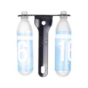 CO2 카트리지 홀더 브래킷 도로 자전거 물병 케이지 마운트 부품 용 2 x 제어 폭발 보유
