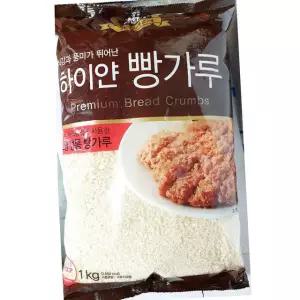 코알라 냉동 하이얀 빵 가루 1kg 6개 업소용 튀김 재료 식당 사장님
