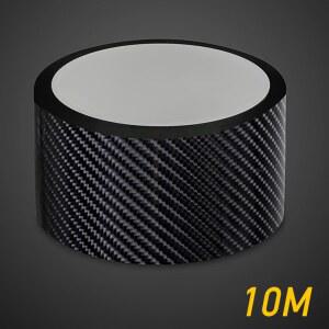 나노 탄소 섬유 자동차 3D 블랙 테이프 스티커 도어 미러 붙여 넣기 보호기 스트립 DIY 보호 필름 방수 접착 비닐