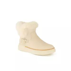 [롯데백화점]탠디 여성 퍼 앵클 부츠 (굽 3CM) G24436_IVORY _DT