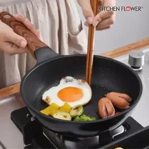전용 우드 핸들 프라이팬 조리도구 WFLRQ8U