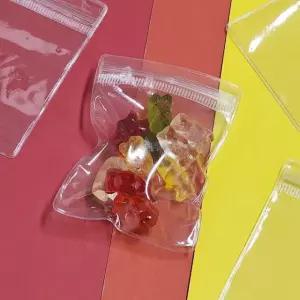 지퍼백 PVC 6x8cm 투명 악세사리보관 미니 구걸이보관