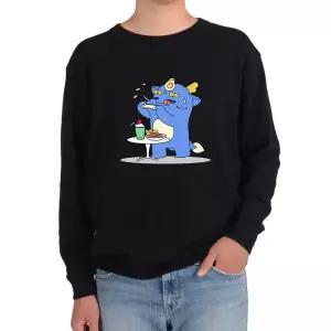 기모맨투맨 청룡의 해 이모티콘 간식 디저트 음료수 더운그림