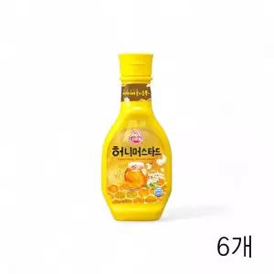 WL 오뚜기 허니머스타드 265g X 6개 샌드위치 디핑소스 머스터드소스 디핑소스 딥핑소스
