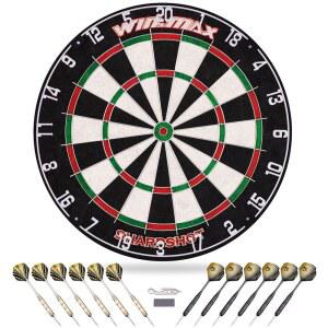 WIN.MAX 다트 보드 - 브리스틀 스틸 팁 12 금속 세트