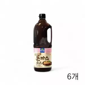 WL 면사랑 프리미엄 부어먹는 돈까스소스 1.8L X 6개 업소용 경양식 옛날돈까스 돈가스소스