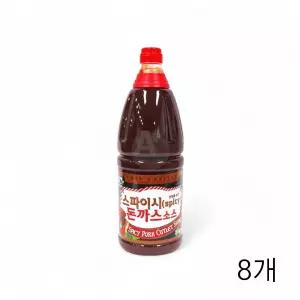 WL 미담채 스파이시 돈까스 소스 2Kg X 8개 대용량 업소용식자재 경양식 일식돈가스소스