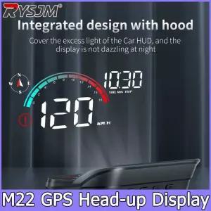 헤드업디스플레이 HUD 디지털 프로젝터 M22 GPS 차량용 헤드업 디스플레이 프로젝션 속도계 나침반 주행거