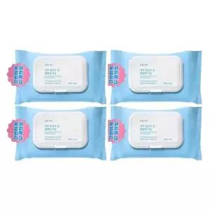 [셀러허브]식물나라 제주 탄산수 딥 클렌징티슈 80매 4개 (S49504245)
