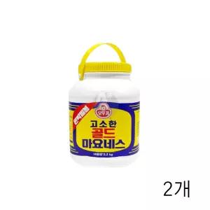 WL 오뚜기 골드 마요네즈 은박 3.2Kg X 2개 대용량 식당용 업소용 식자재 샐러드드레싱