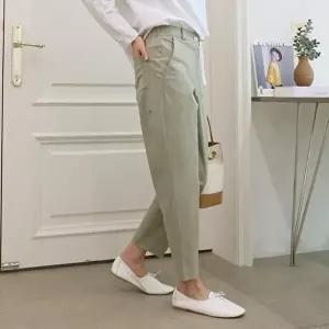 [옷자락][클리어런스]봄 데일리 편한바지 배기핏 코튼 스판 팬츠_5