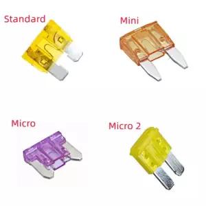 미니 소형 중형 자동차 퓨즈 트럭용 25A 3A 10 15A 20A 세트 30A 10A 옵션 1 50A 10 Pcs