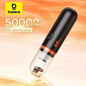 Baseus 자동차 진공 청소기 미니 휴대용 자동 6000Pa 가정 및 사무실을 위한 흡입 블로우 2 In1