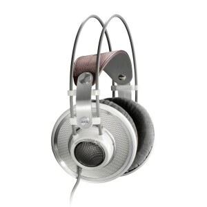 AKG 프로 오디오 K701 오버이어, 오픈 플랫 스튜디오 레퍼런스 화이트 헤드폰, 백, 와이어,