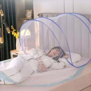 모기장 커버 1인용 모기 원터치 텐트 침대 상반신 모기장