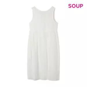 [롯데백화점]SOUP 플라워 백 리본 뷔스티에 레이어드 원피스 S65OP07