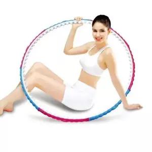 [하프클럽/셀러허브_아웃도어]지압 마사지 훌라후프 뱃살 허리 운동 1kg