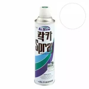 일신 락카 스프레이 무광백색 420ml 일신케미칼 일신