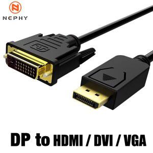 DP단자 금도금 콘센트 컨버터 DP TO HD 케이블 4K 디스플레이포트 어댑터 노트북 1080P 컴퓨터용 TV VGADVIDHDMI