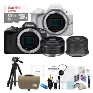 캐논코리아정품 EOS R50+RF-S18-45mm+RF50mm F1.8+128G 고급12종풀패키지