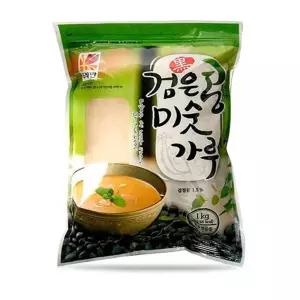 1kg 간식 간편 대용 미숫가루 볶은 검은콩 식사 아침 곡물 점심 저녁